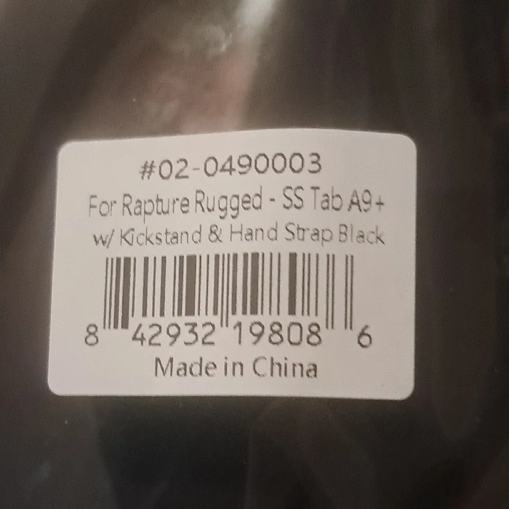 Black Tablet Case with Rotating Stand